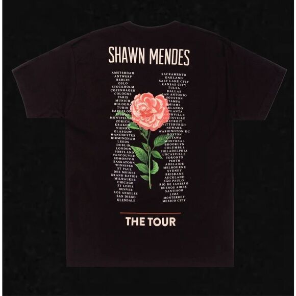 Shawn Mendes 2019 The Tour Official Concert Tee - Picture 11 of 13